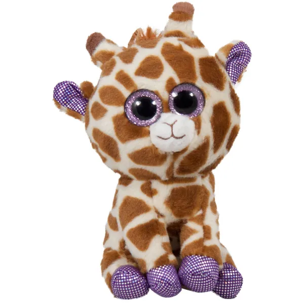 Бебешка дрънкалка жирафче Кафяв, 18см
