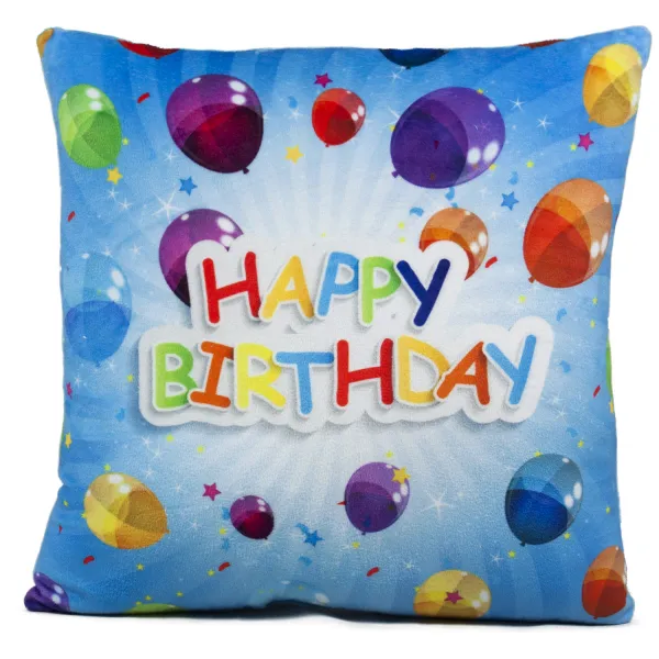 Възглавница /Happy Birthday/ с балони, 34х34 см