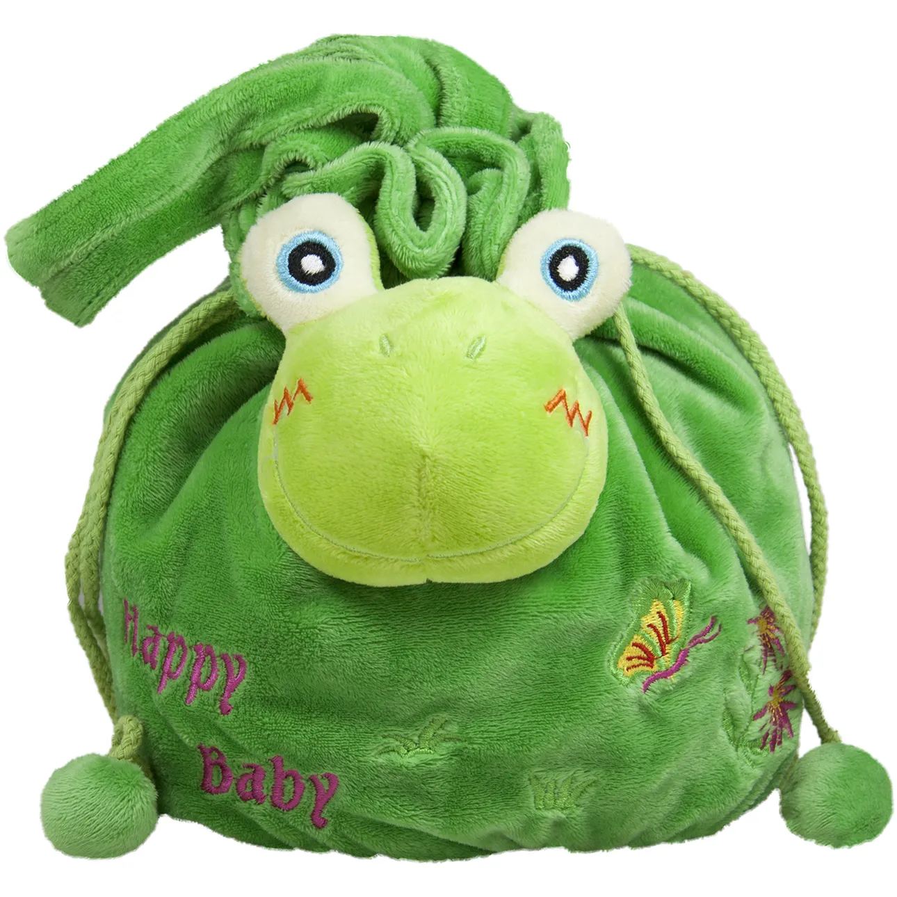 Чанта с връвки с жаба или пате Жабче 20 см