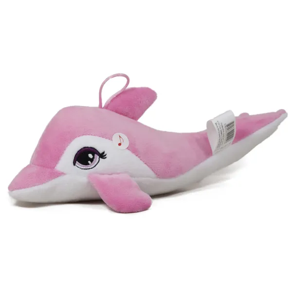 Плюшен делфин Розов 16см