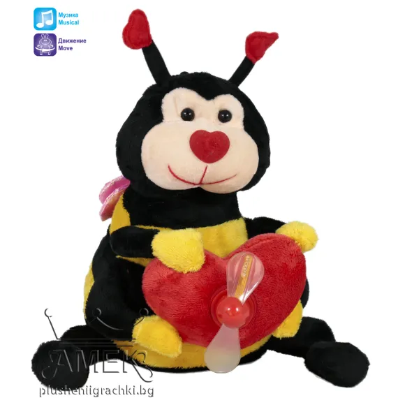 Интерактивна играчка Пчела, 25см