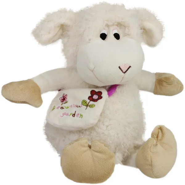 Овца с бродирана чанта, 30 см