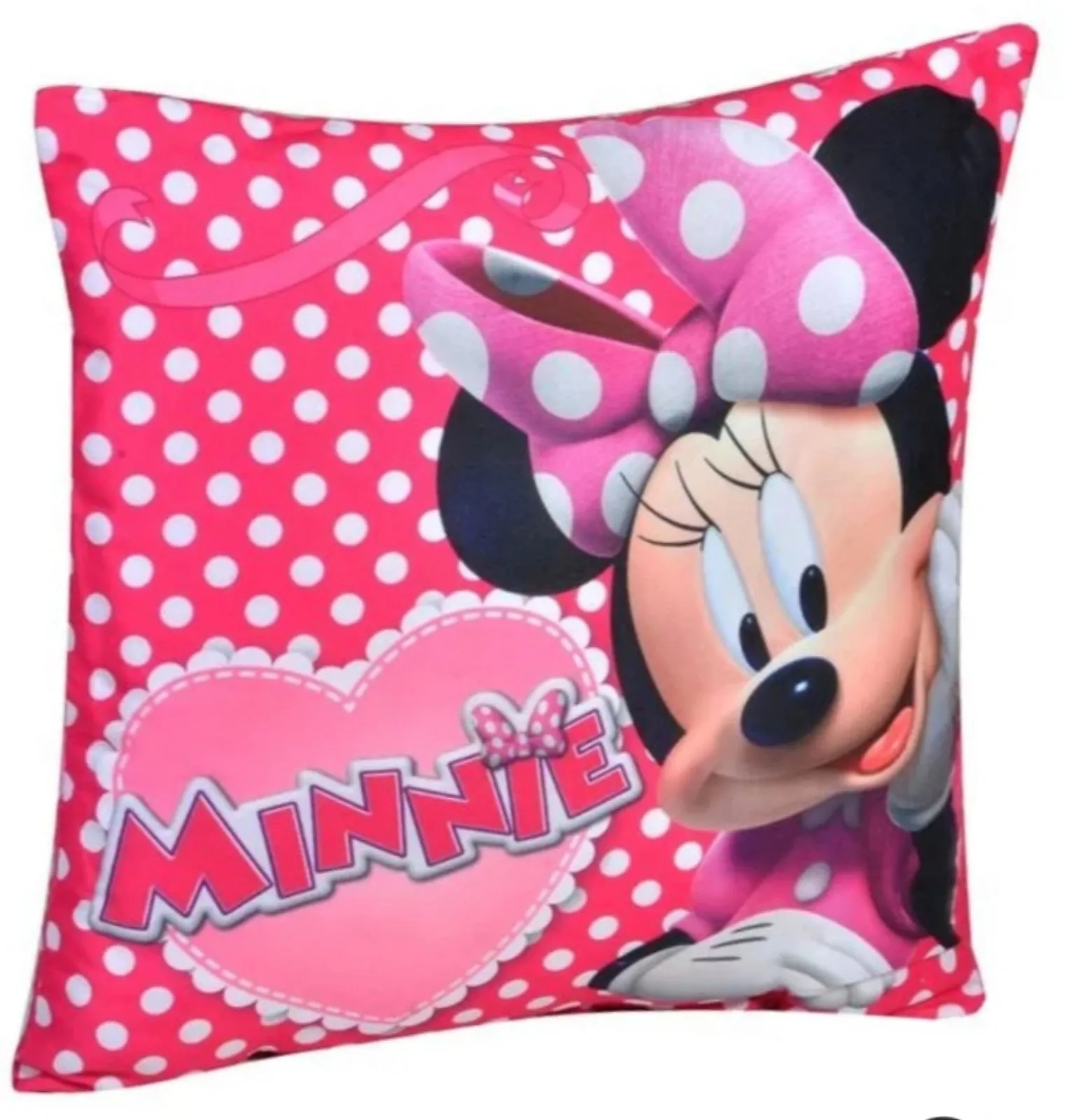 Детска декоративна възглавничка Minnie Mouse, Мини Маус,  30х30см 2