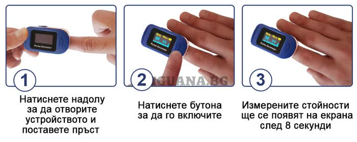 Пулсов оксиметър Fingertip Pulse Oximeter 7