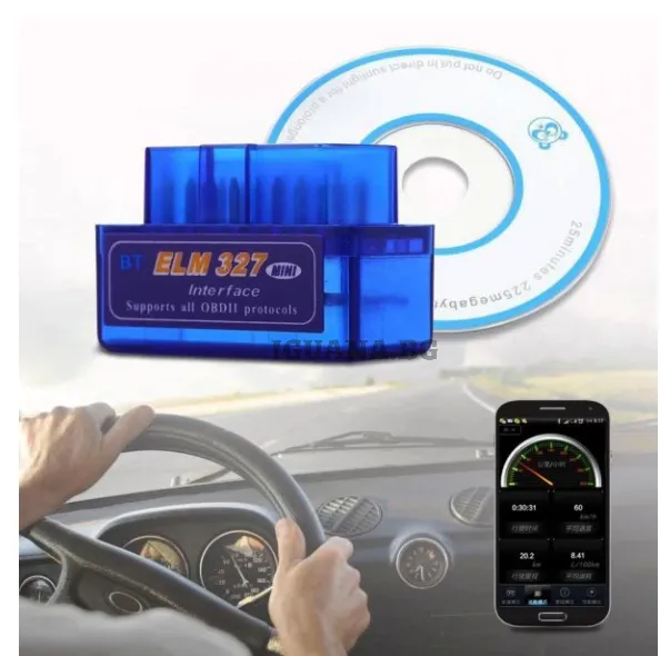 Уред за автомобилна диагностика ELM 327 LQ OBD II Bluetooth V2.1 1