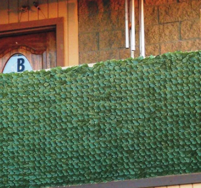 Пластмасова пергола със зеленина, 1х2.5 метра 