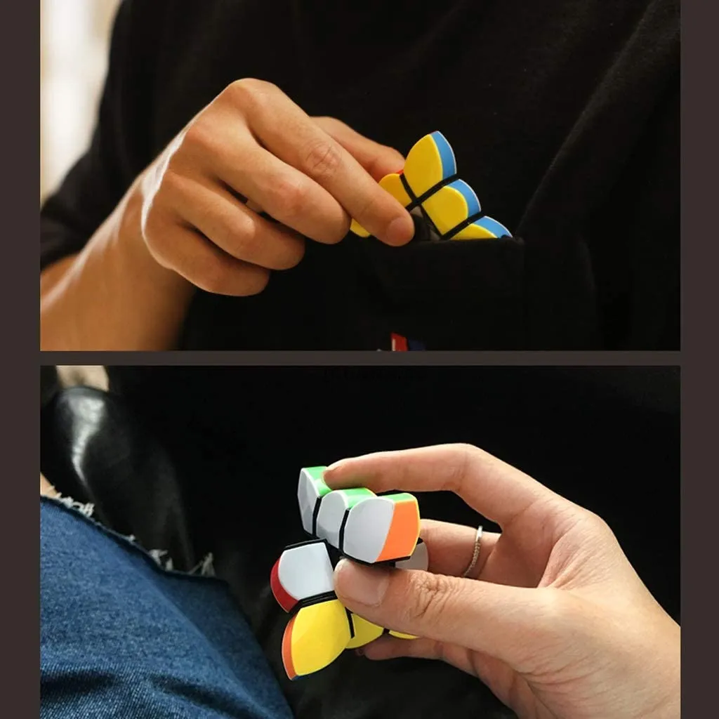 Rubik Fingertip Magic Cube Spinner, Магически Рубик Куб, Спинър, Fidget toys 2