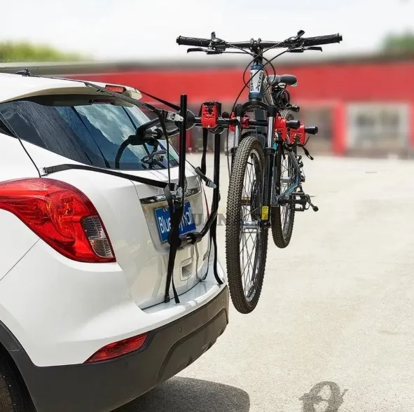 Багажник за велосипеди до 3 броя, универсален, монтаж на седан, хечбек или комби 5