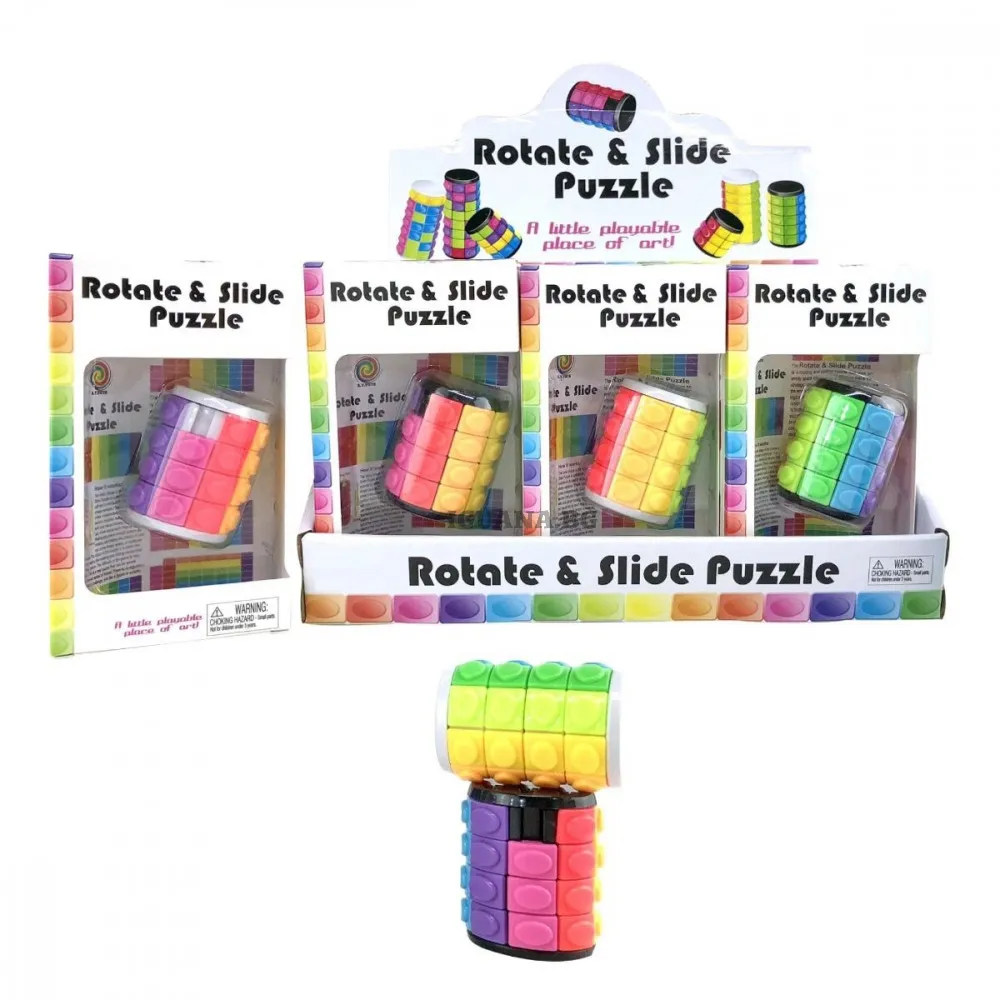 Антистрес играчка Цилиндър на Рубик, Rotate & Slide Puzzle, Fidget toys 2