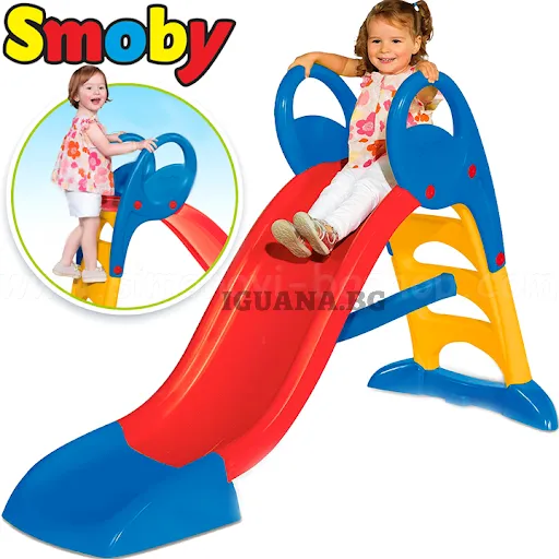 Детска пързалка SMOBY до 50кг с водна функция 159х150х100см 1