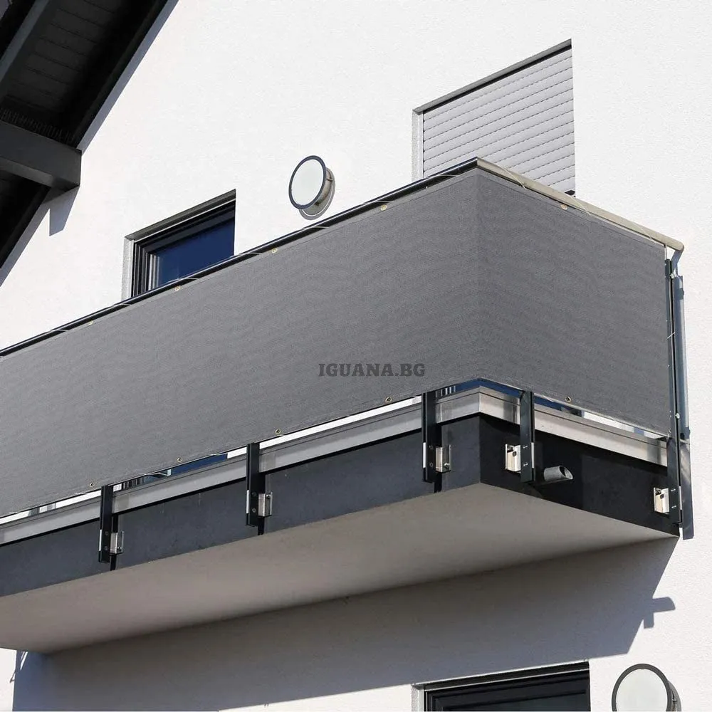  Преградна мрежа за балкони 600 х 75см устойчива на UV-лъчи 2