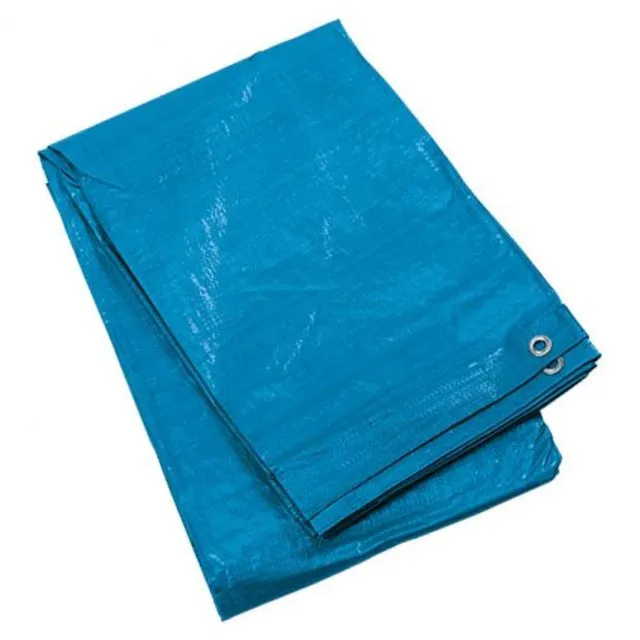 Полиетиленово платнище с UV защита Размер: 3 х 4м син цвят, с халки 4