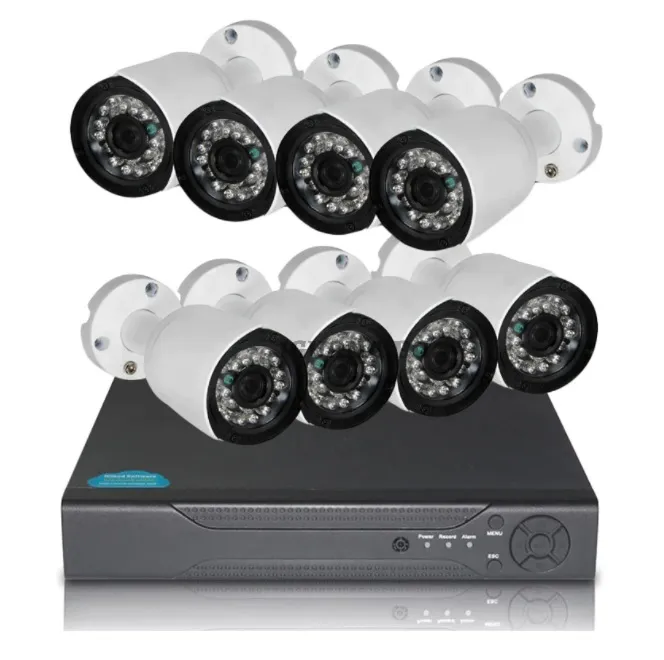 Комплект за видеонаблюдение - 8 канален DVR с 8 камери връзка с интернет и 3G  1