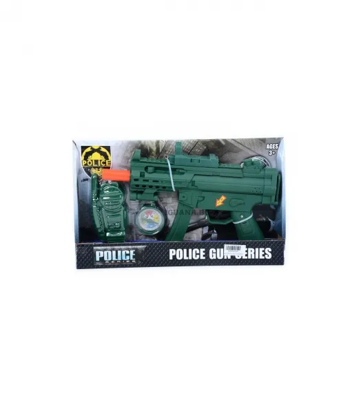 Полицейски Автомат Зелен със Звук и Светлина 