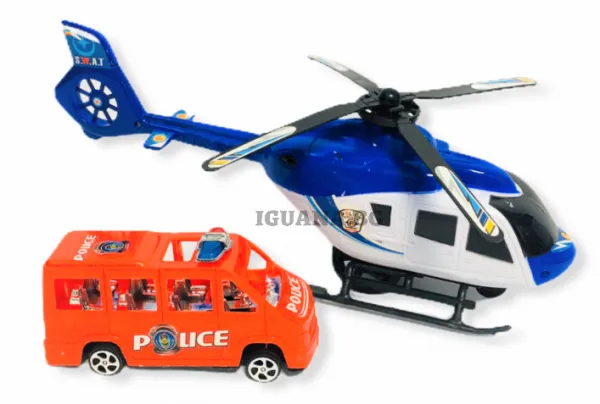 Детски Комплект Хеликоптер с Линейка  1