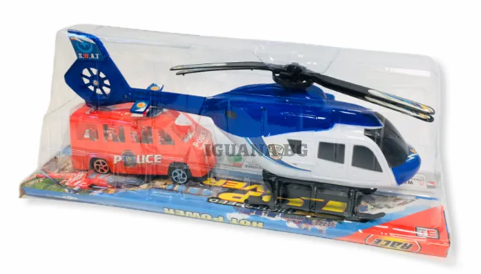 Детски Комплект Хеликоптер с Линейка  2