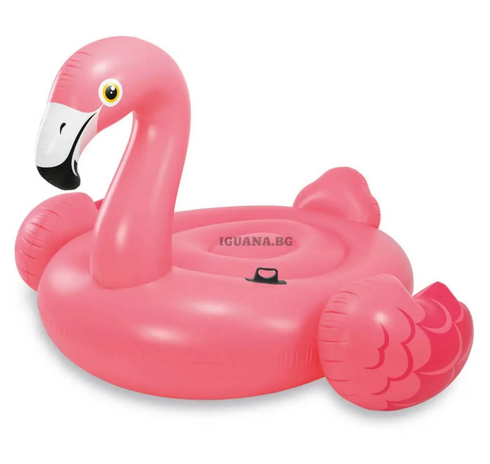 Надуваемо розово фламинго 218см, INTEX - 56288EU - Mega Flamingo Island 5