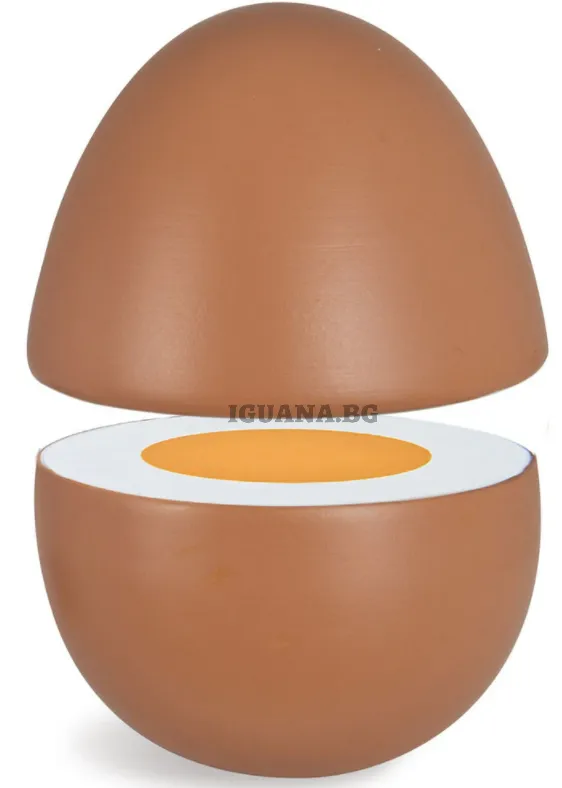Сет дървени яйца с магнитен механизъм Eichhorn, 10.5 x 16 x 7 см, 7 части 4