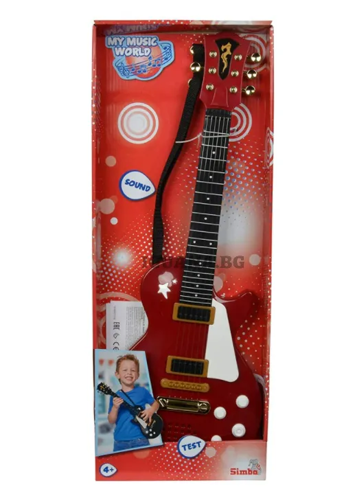 Електрическа китара с батерии Simba, 2 ВИДА, 56 см 2