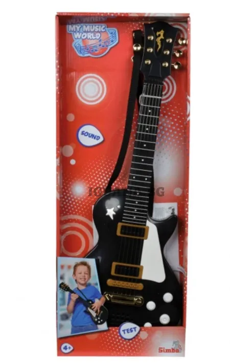 Електрическа китара с батерии Simba, 2 ВИДА, 56 см 3