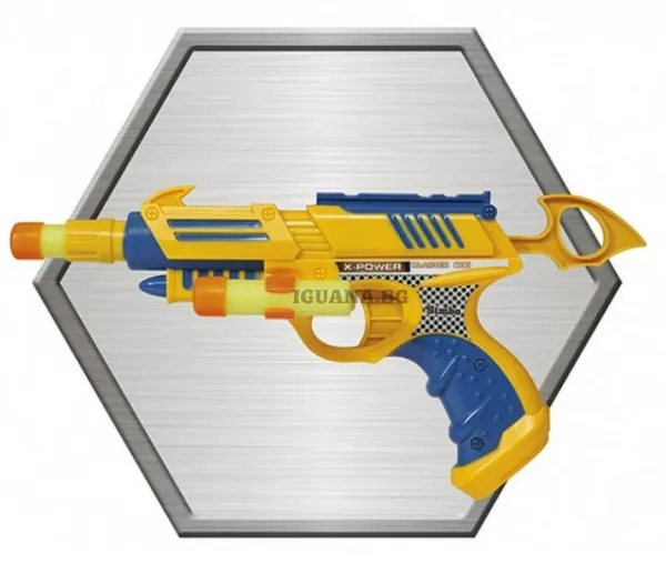 Пистолет бластер Simba, X-power 200, 2 вида 1