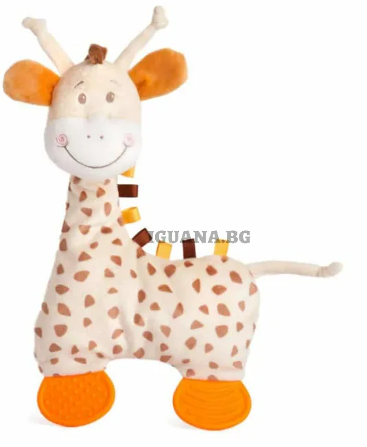 Мека бебешка играчка жирафче