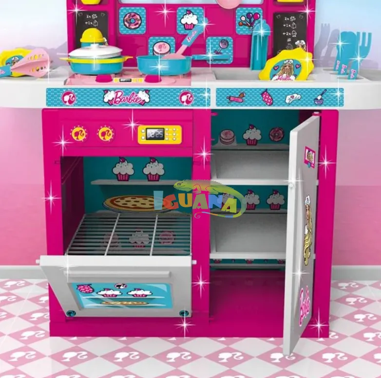 Детска Кухня Барби / Barbie със Звук и Светлини  2