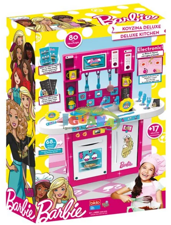 Детска Кухня Барби / Barbie със Звук и Светлини  3