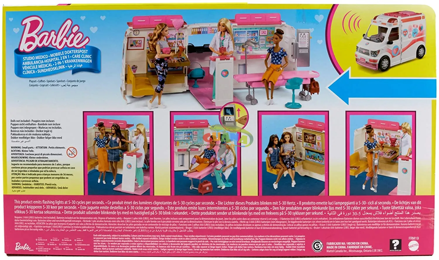 Мобилна клиника - игрален комплект с линейка Барби / Barbie  6