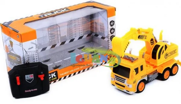 Детски Камион с Багер и Радио Контрол 