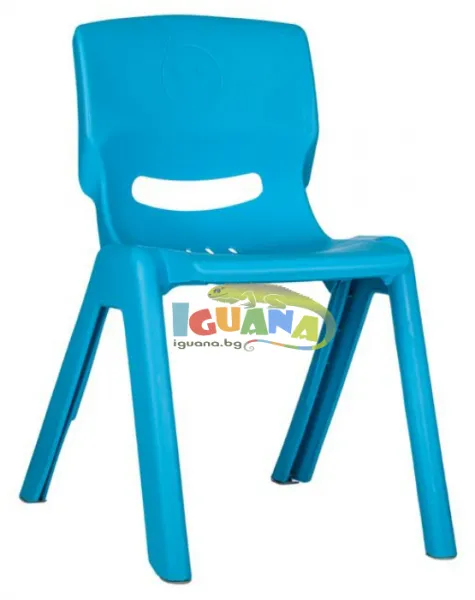 Детски Пластмасов Стол, 2 цвята, 41х33,5х55,5 см 1