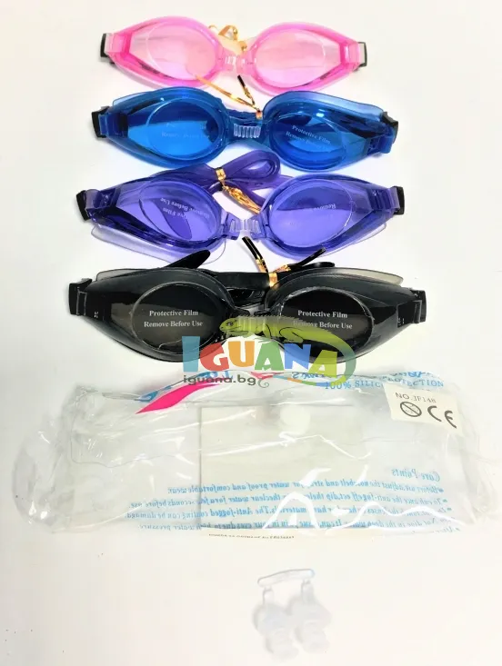 Очила за Плуване с Тапи за Уши, 4 цвята  2