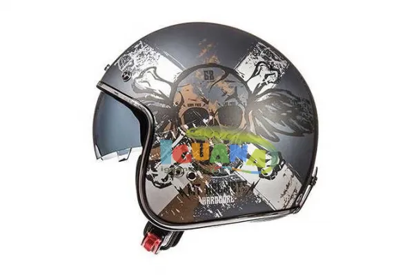 Каска MT Helmets Le Mans, сива 1