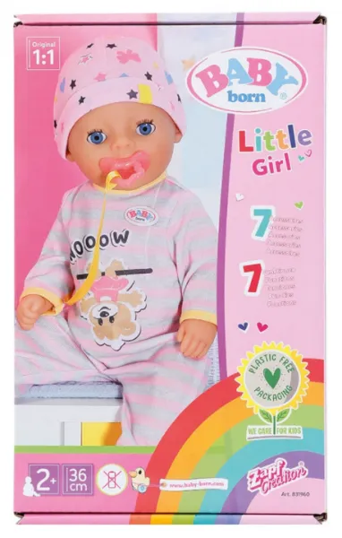 BABY Born,Бейби Борн - Кукла с аксесоари,многофункционална  36 см 1