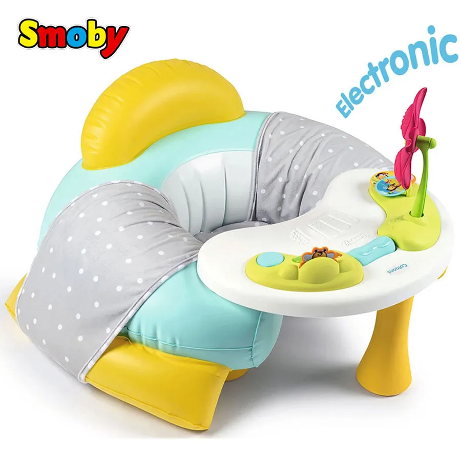 Smoby - Cottons Детско надуваемо столче със занимателен плот 2