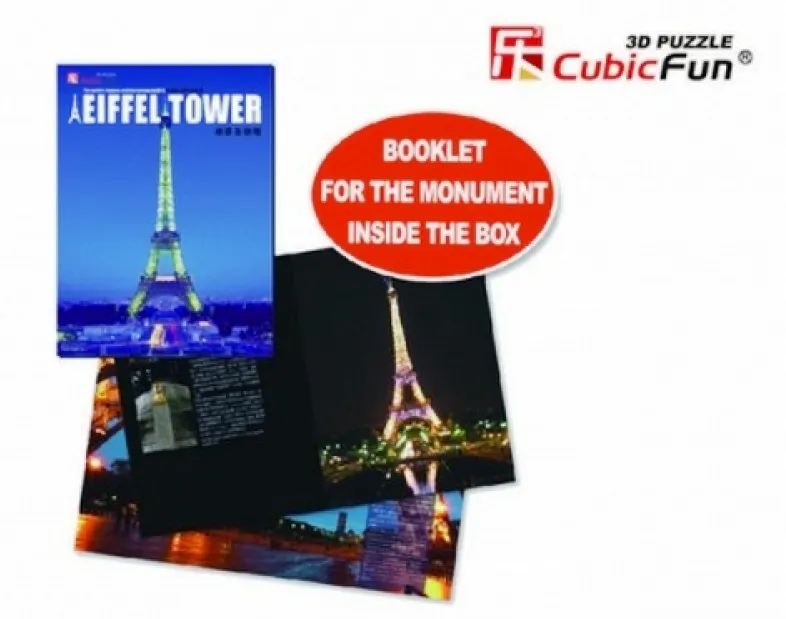 CubicFun 3D Пъзел EIFFEL TOWER, 84 части 3