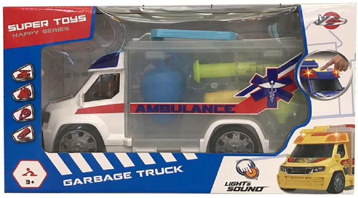 Линейка-куфар 2в1 с лекарски принадлежности - Игрален комплект Ocie 2