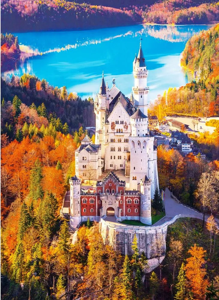 CLEMENTONI 1000 части Пъзел Neuschwanstein 1