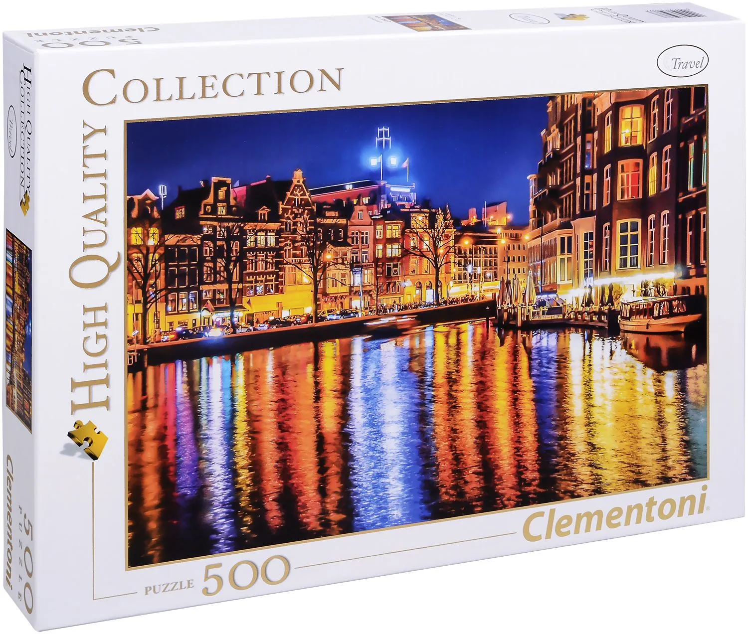 CLEMENTONI 500 части  Пъзел High Quality Collection Amsterdam/ Амстердам  2