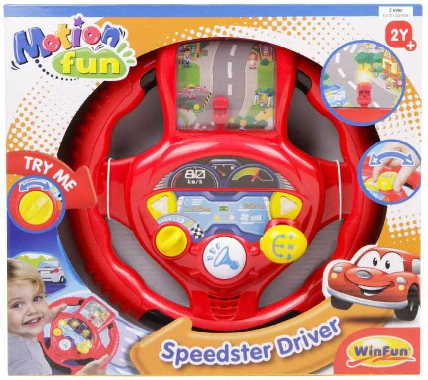 WINFUNДетски Музикален Волан със светлини SPEEDSTER DRIVER 2