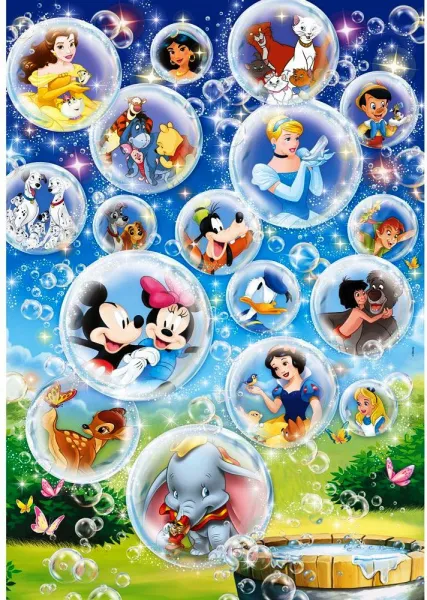 CLEMENTONI Пъзел Disney Classic/ Мики Маус, Принцесите, 101 далматинци, Мечо Пух и други, 104 части  1