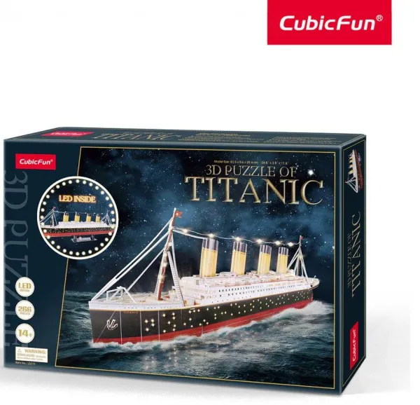 Cubic Fun 3D Пъзел Кораба  Titanic/Титаник, 266 части 1