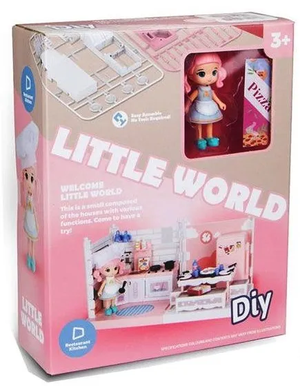 OCIE Мини Кухня с Кукла и аксесоари  Little World 3