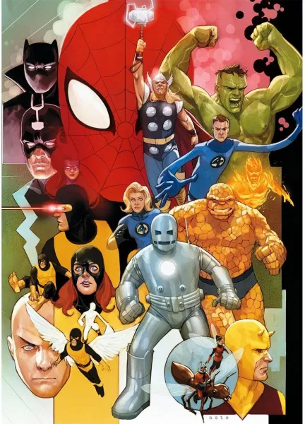 CLEMENTONI Пъзел High Quality Collection Marvel/Марвел Непобедимите, 1000 части  1