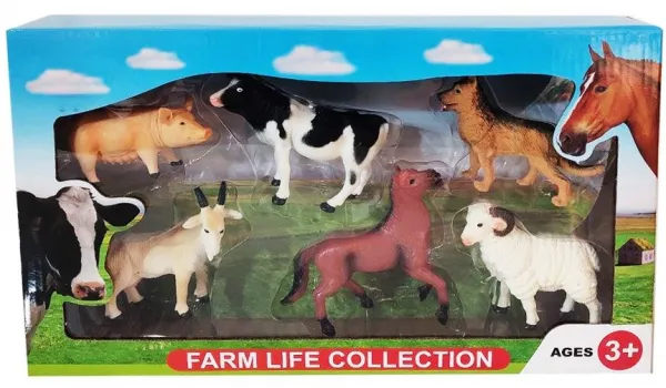 OCIE Комплект Фермерски животни / Животни от фермата Farm Life Collection 6 бр.