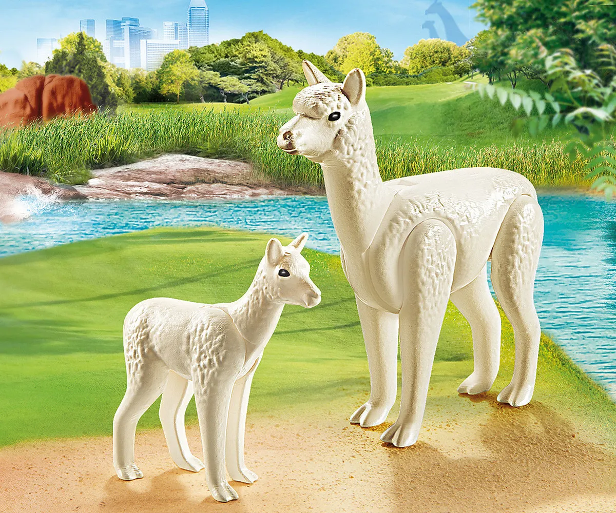 Playmobil - Комплект животни, Алпака с малко 4