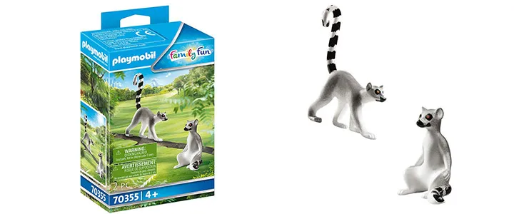 Playmobil - Комплект животни, Пръстеноопашати лемури 3