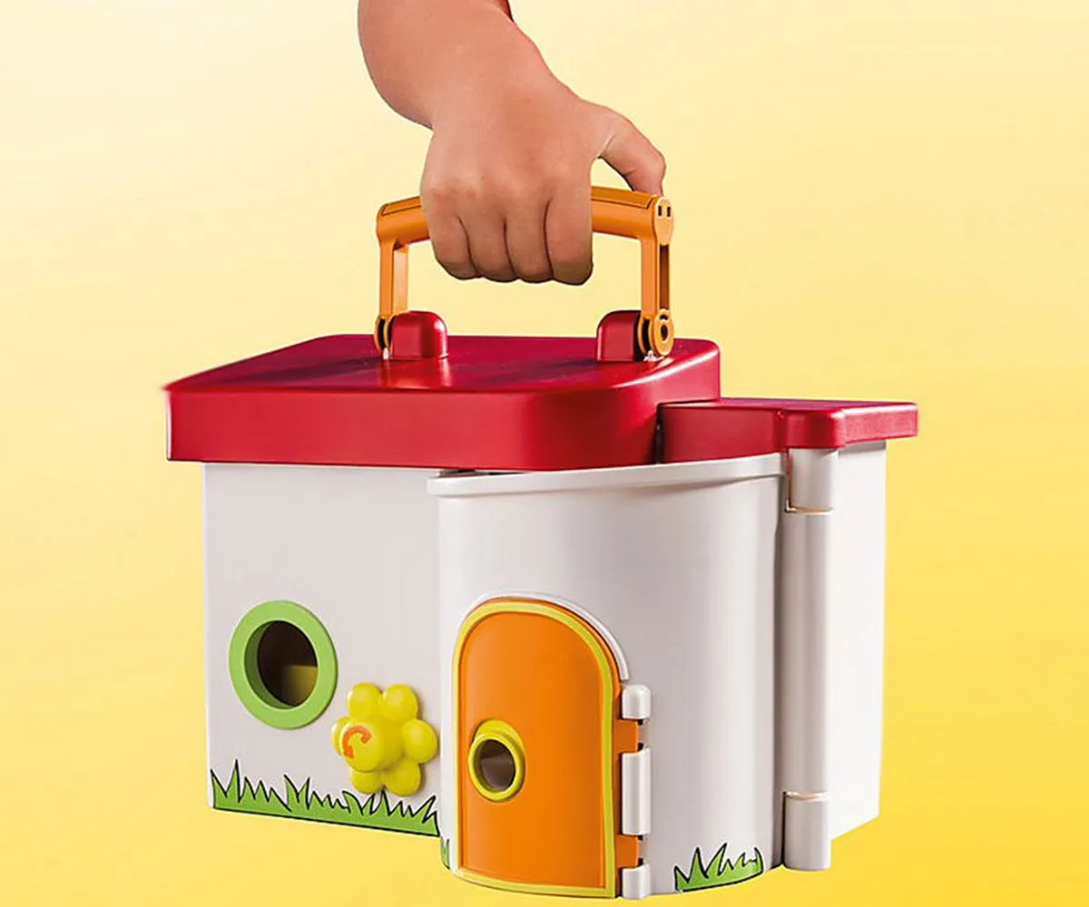 Playmobil - Занимателен комплект за игра Преносима детска градина, 15 елемента 4