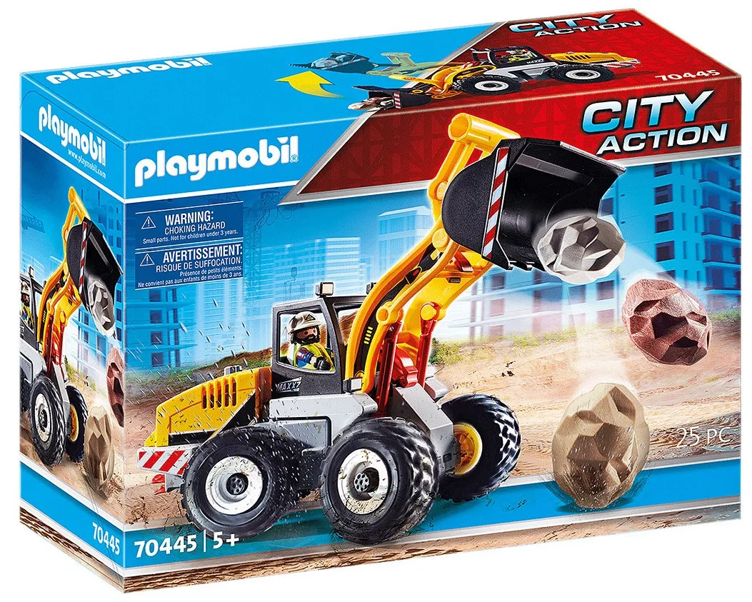 Playmobil - Занимателен комплект за игра Колесен товарач, 25 елемента 1