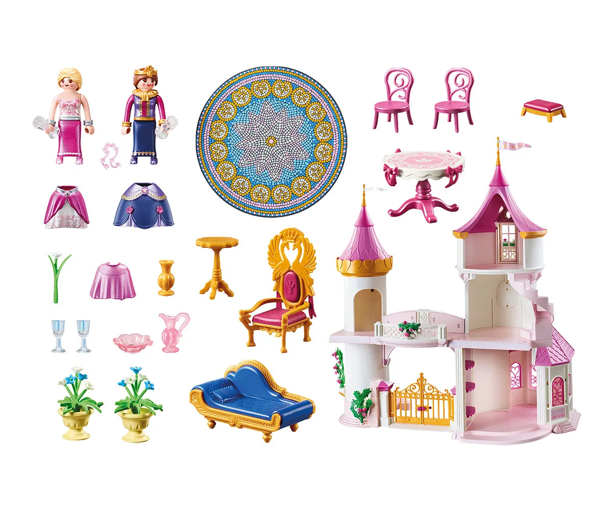 Playmobil - Занимателен комплект за игра  Замък за принцеса, 186 елемента 2